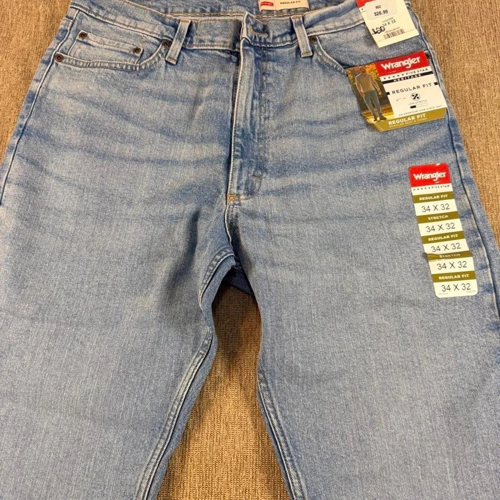Wrangler blue jeans